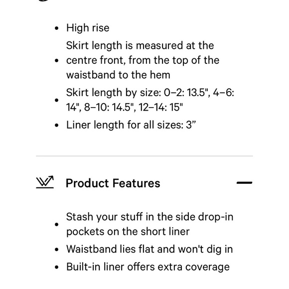 Lululemon Athletica White Skort - Picture 7 of 11